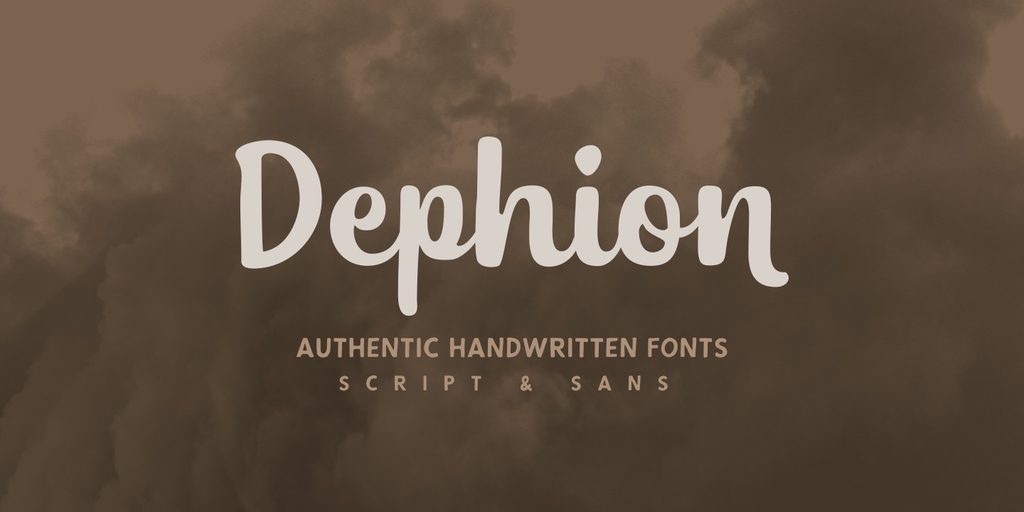 Example font Dephion #1
